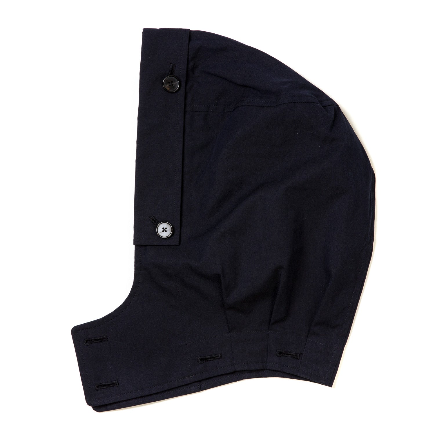 Hood made of Japanese cotton gabardine